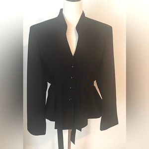Evan Picone cinched waist suit jacket